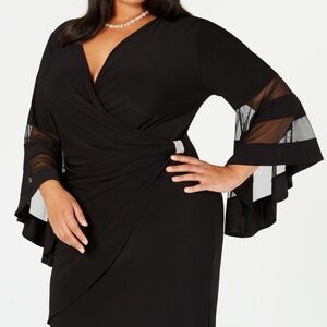 New with tags-R& M Richards Elegant Navy Dress size 16